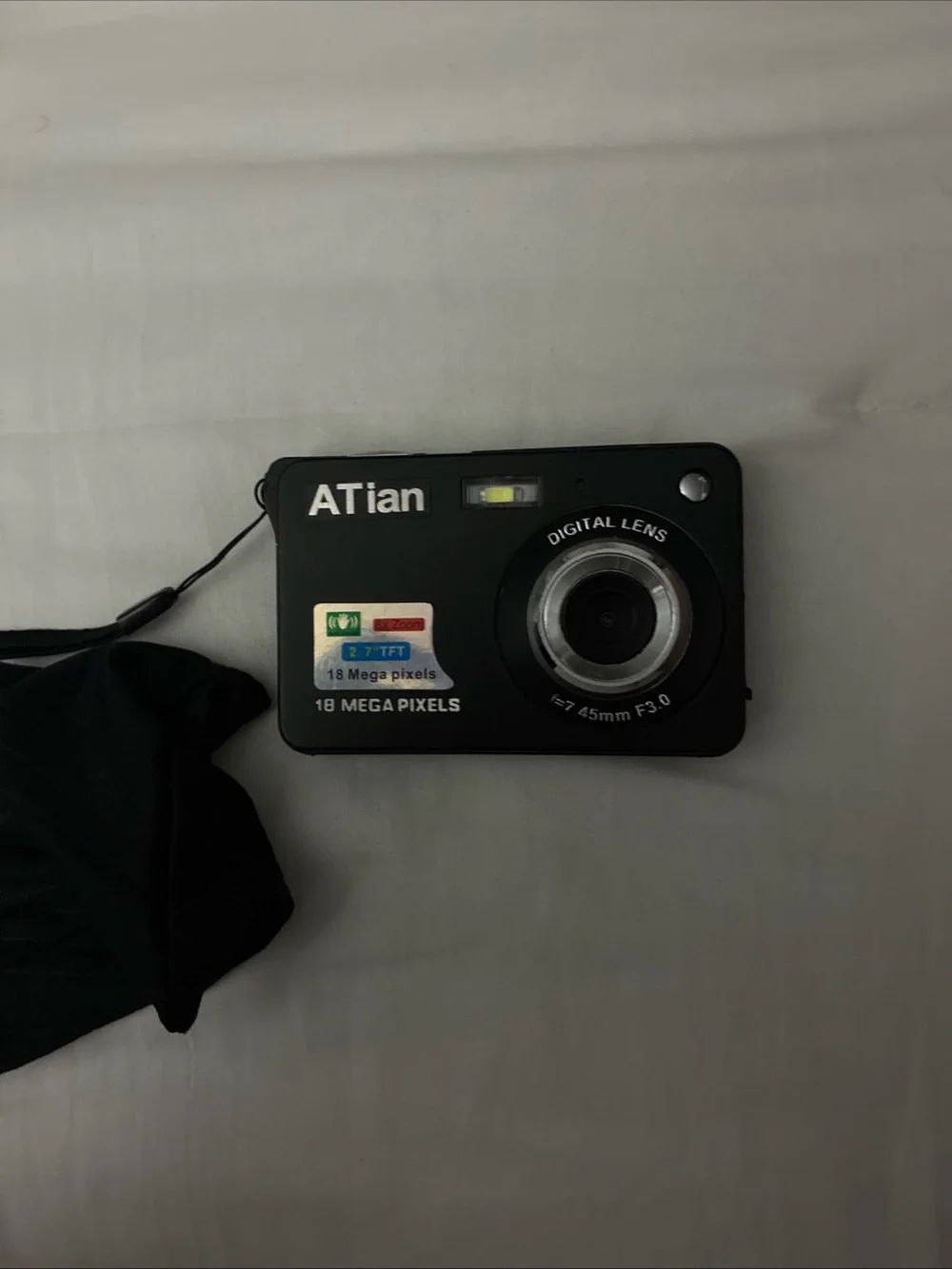 18MP Compact Digital Camera - Black